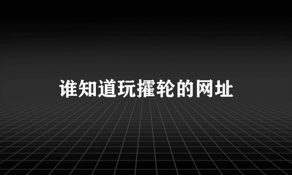 谁知道玩攉轮的网址