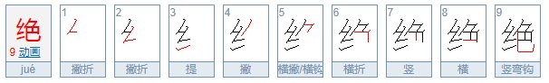 络绎不绝中的，绝是什么意思