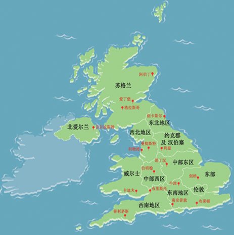求英国地图