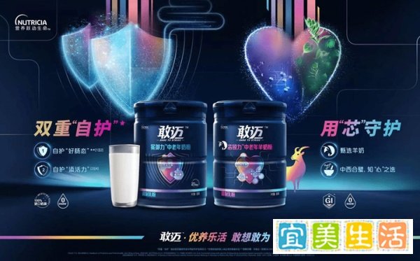 中国市场首次推出中老年奶粉系列产品 达能敢迈中老年奶粉正式上市