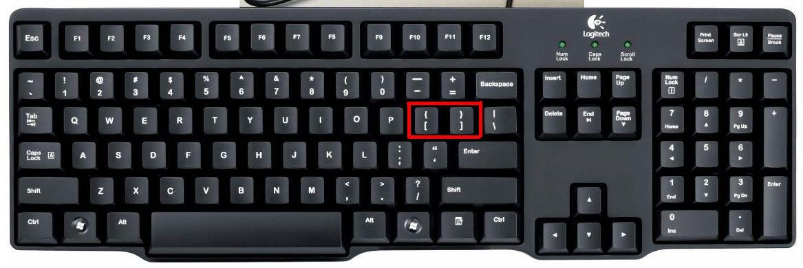 大括号{}怎么打？小括号怎么打？