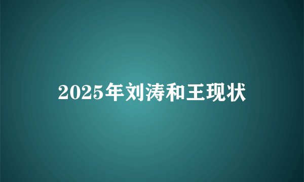 2025年刘涛和王现状