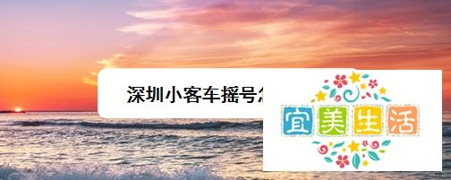 深圳小客车摇号怎么查询