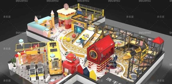 打算开个400方的淘气堡儿童乐园，大概需要多少钱？