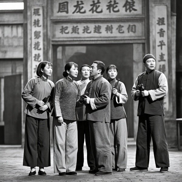 老电影《龙须沟》演员