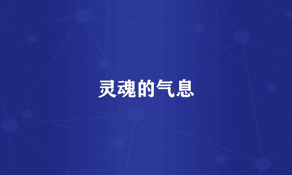灵魂的气息