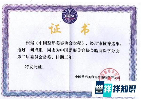 隆胸医生刘成胜 以卓越实力，多重荣誉加冕