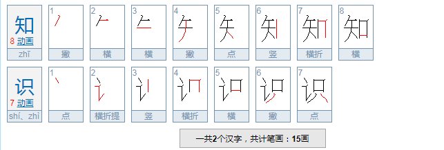 “知识”的拼音是什么？