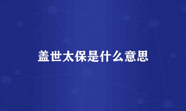 盖世太保是什么意思