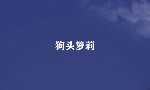 狗头箩莉