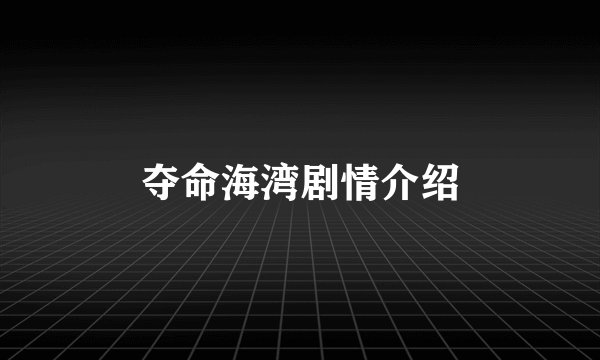 夺命海湾剧情介绍