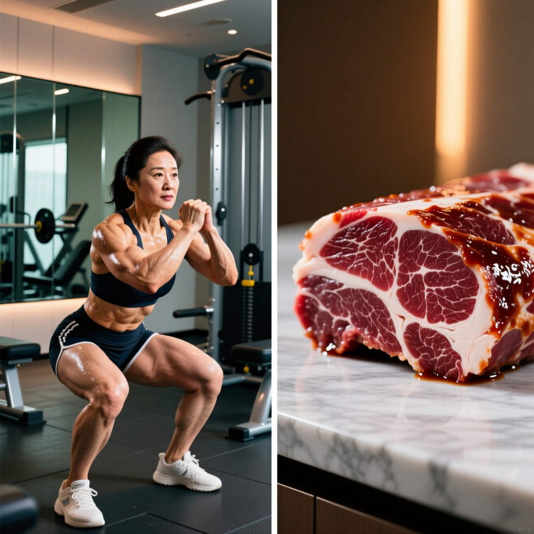 贾玲因紧实的股四头肌引关注酱牛肉的做法