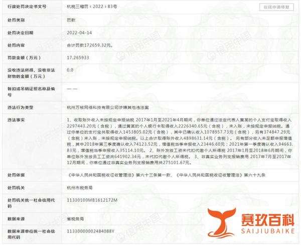 热搜！贾乃亮参股公司偷逃税被罚，涉事公司回应