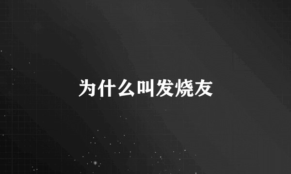 为什么叫发烧友