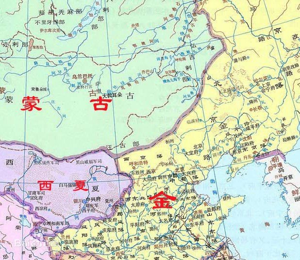 成吉思汗打的大金国指的是哪个国家？