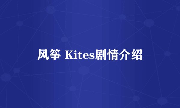 风筝 Kites剧情介绍