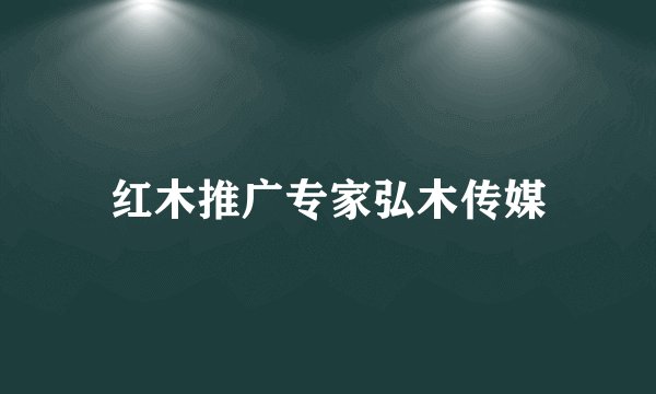 红木推广专家弘木传媒