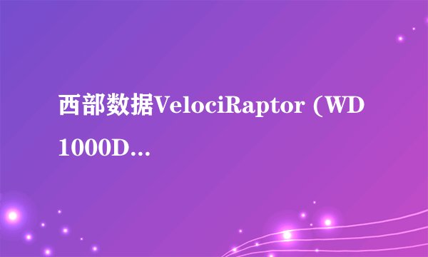 西部数据VelociRaptor (WD1000DHTZ)这个硬盘好不好？