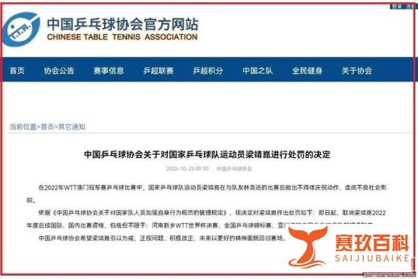 梁靖昆道歉了,林高远原谅了,中国乒协还是开出了大罚单