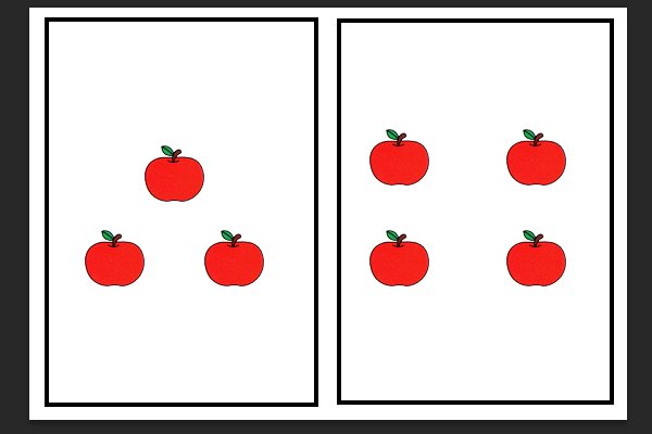 两个小朋友分苹果，有几种分法？