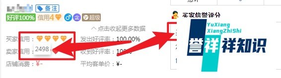 新版淘宝买家怎样查询信誉等级