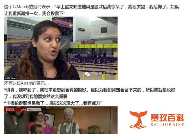 英国脱欧“大反转”：我们后悔了，要重新公投.....