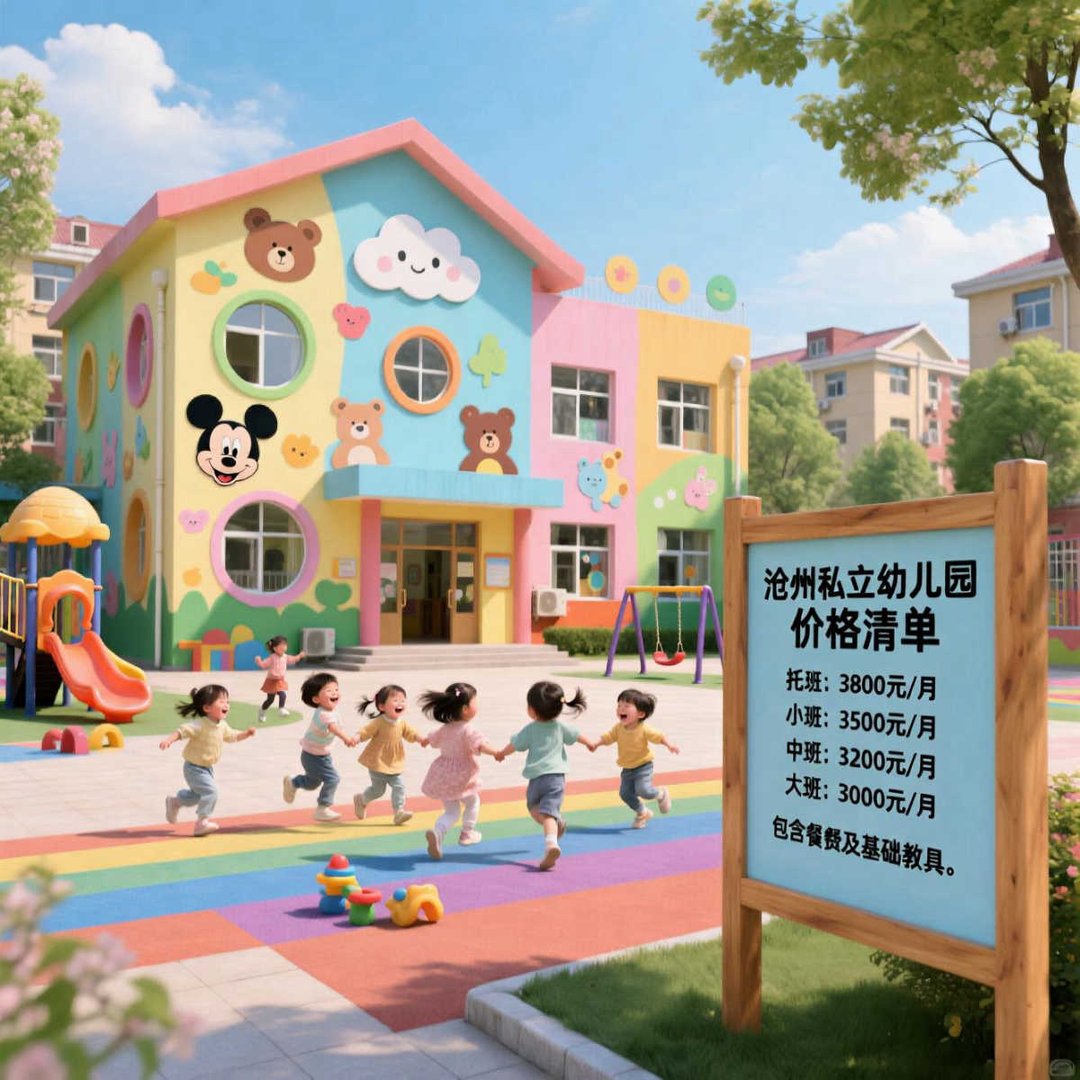 沧州私立幼儿园收费一览