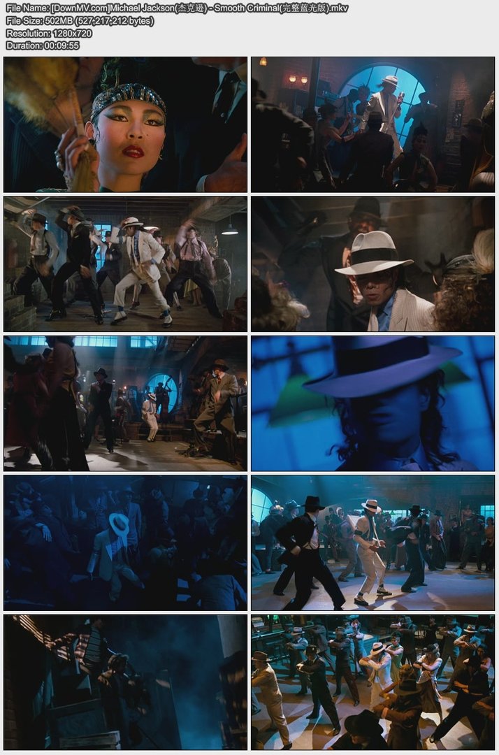 迈克尔杰克逊MV 犯罪高手1080P高清