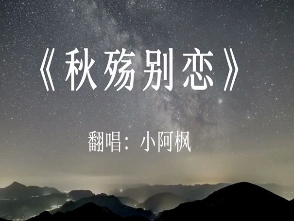 秋殇别恋歌词