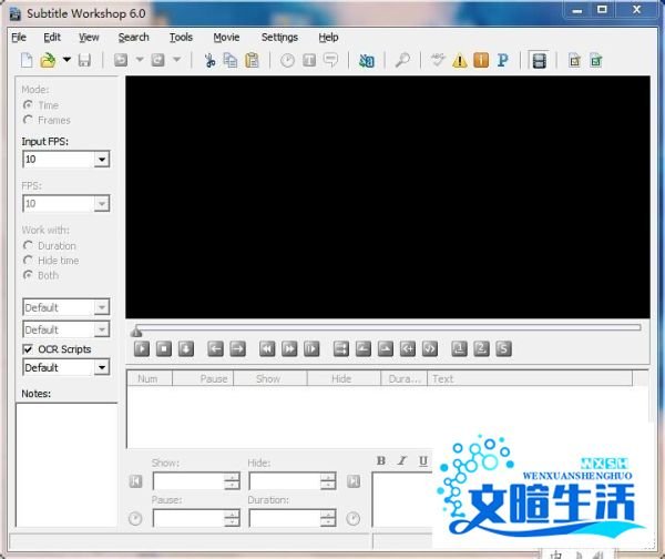 Subtitle Workshop使用详解