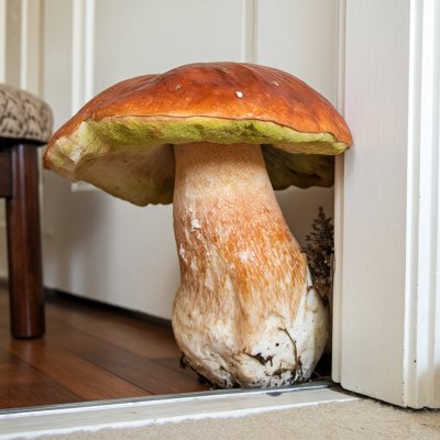 家门缝长的巨型菇能吃吗？