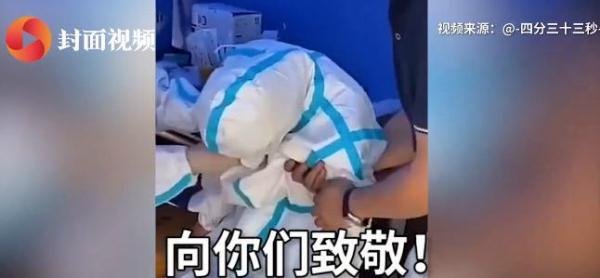 护士中暑倒地后致歉