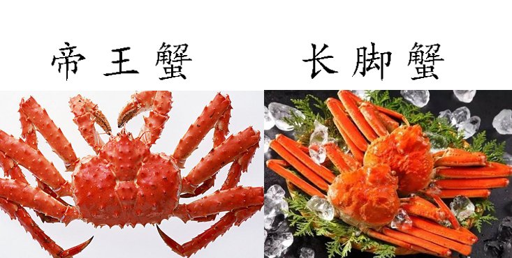 帝王蟹和长脚蟹有什么区别？
