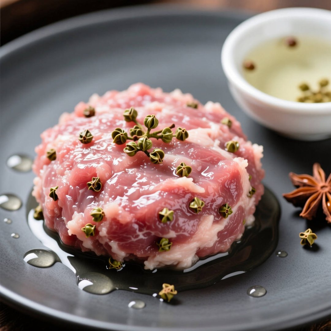 调羊肉馅三不放