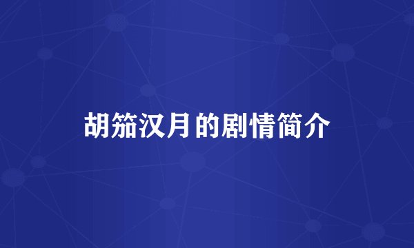 胡笳汉月的剧情简介