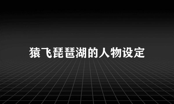 猿飞琵琶湖的人物设定