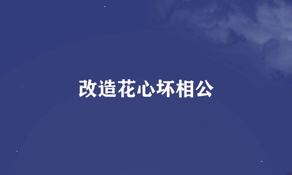 改造花心坏相公