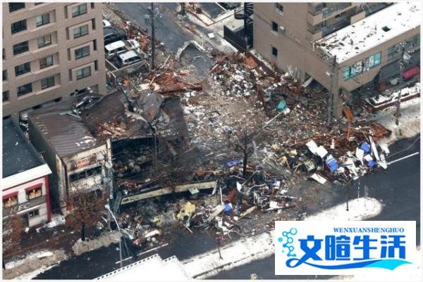 日本北海道一居酒屋突然爆炸使42人受伤，可怜隔壁被夷为平地