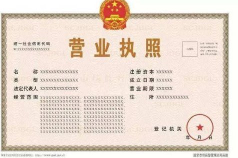 营业执照名字有哪些？