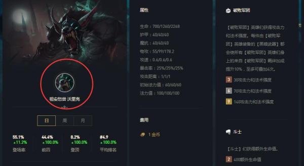 云顶之弈沃里克带什么装备