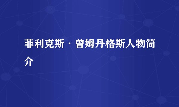 菲利克斯·曾姆丹格斯人物简介