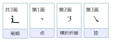 辶正确书写