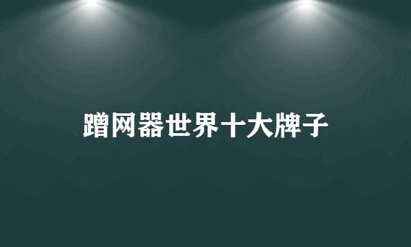 蹭网器世界十大牌子