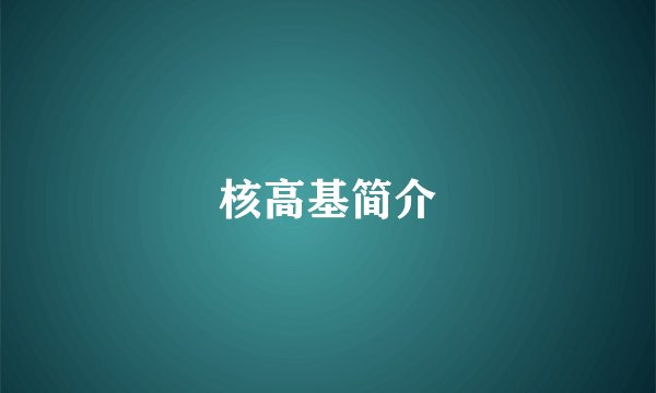 核高基简介