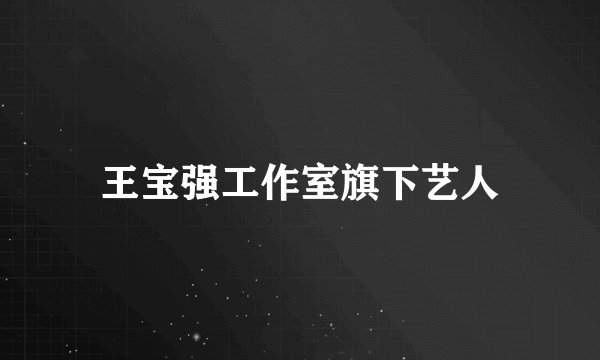 王宝强工作室旗下艺人