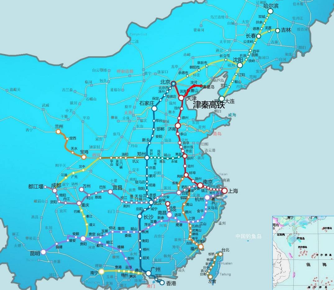 津秦高铁的车站