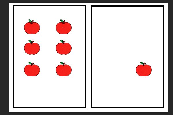 两个小朋友分苹果，有几种分法？