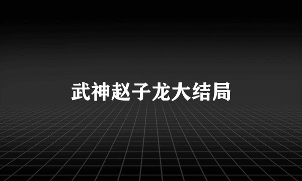 武神赵子龙大结局
