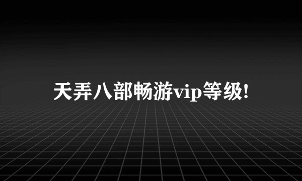 天弄八部畅游vip等级!