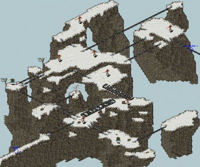 98仙剑奇侠传蜀山通往锁妖塔的铁链阵地图